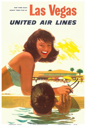 United Airlines Poster for Las Vegas